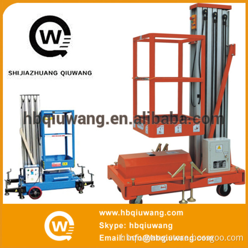 Hydraulic single post sky lift, man lift